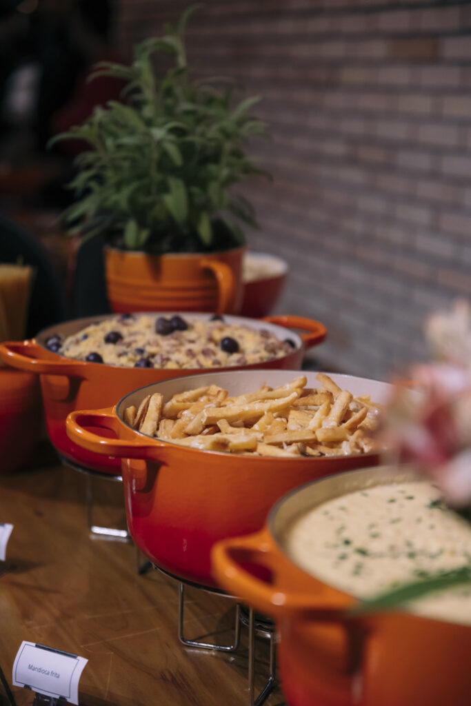 A gastronomia Vale Verde é uma diferencial para os noivos.